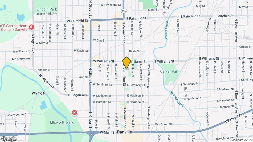 425 N Vermilion St Map and Location Details