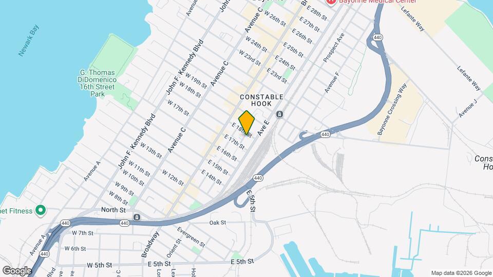 44 E 18th St Map and Location Details