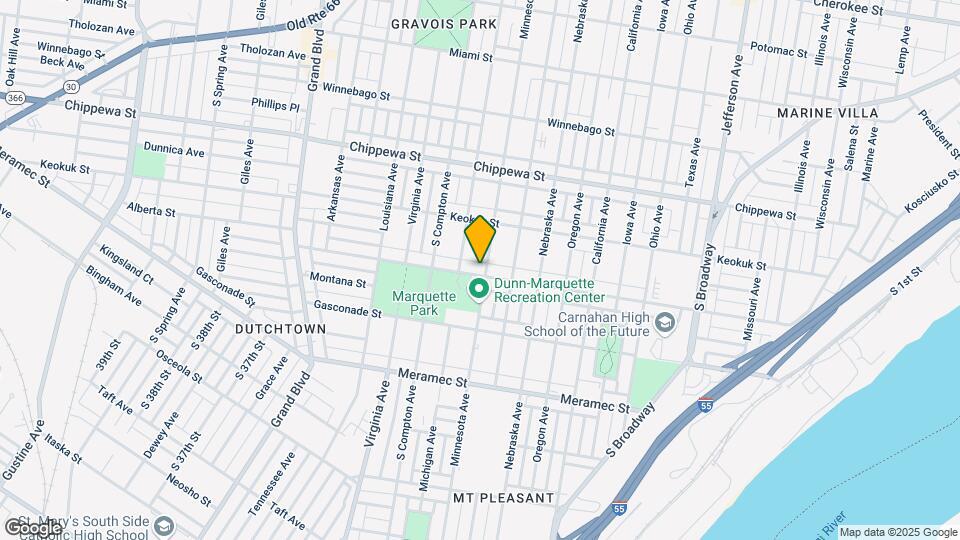 3105 Osage St Map and Location Details