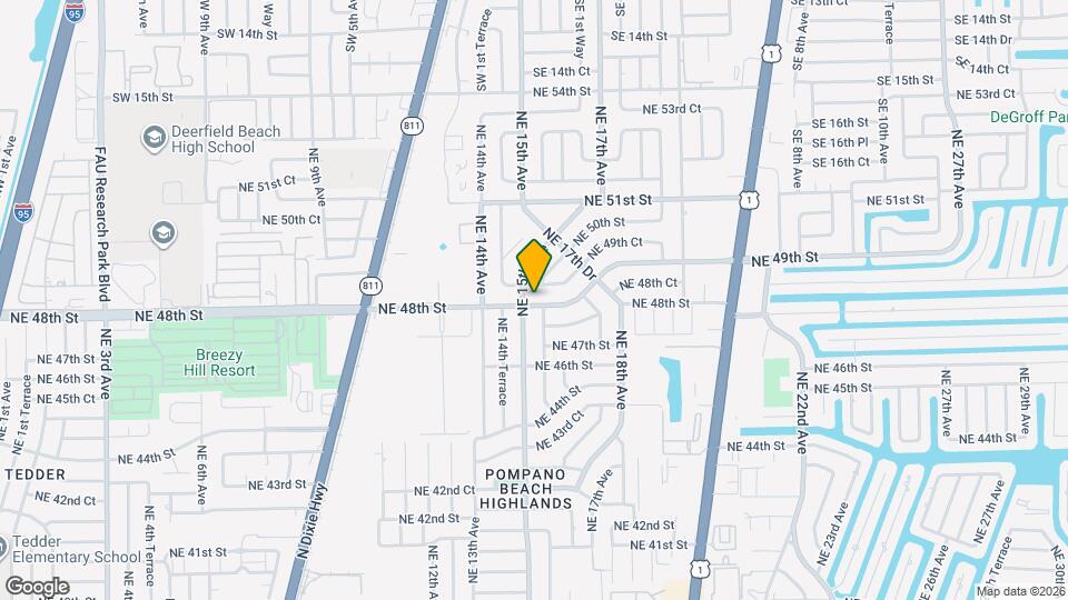 1533 NE 48th St Mapa y Detalles de la Ubicación