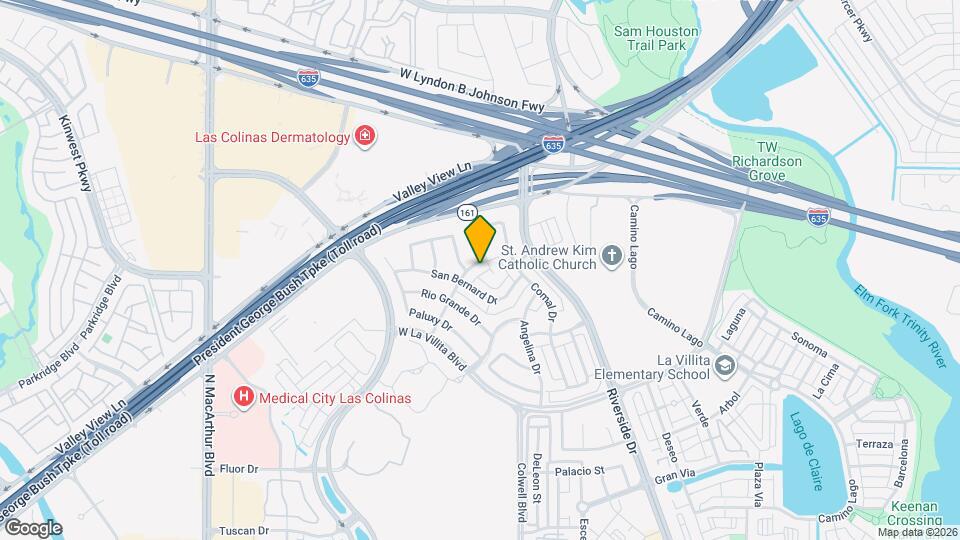 7232 Blanco Dr Map and Location Details