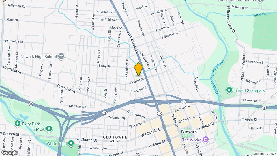 70 Hoover St Map and Location Details