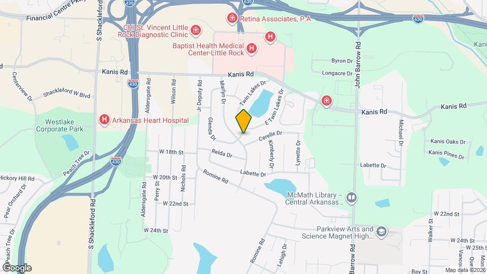 1804 Glenda Dr Map and Location Details