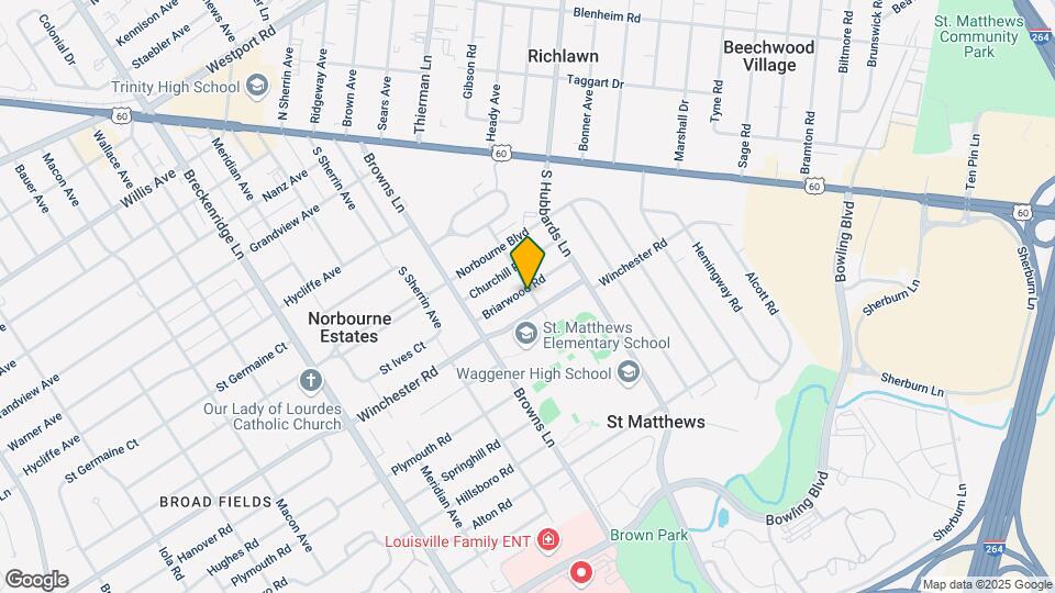 4224 Briarwood Rd Map and Location Details