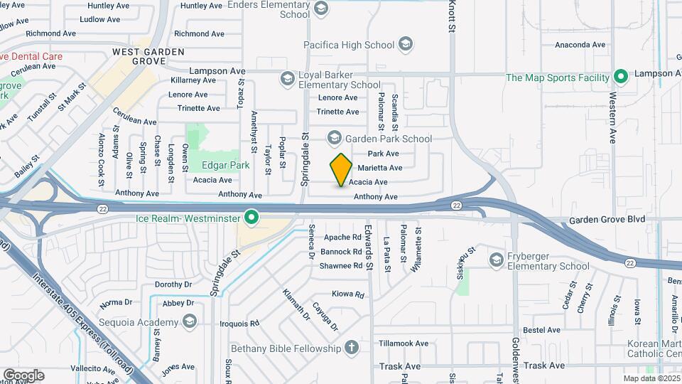 6615 Anthony Ave Map and Location Details