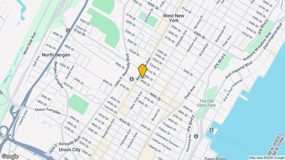 332 49th Street Map and Location Details