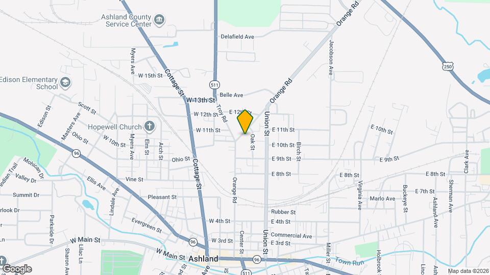 1021 Orange Rd Map and Location Details