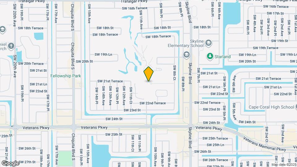 1019 SW 21st Ln Map and Location Details