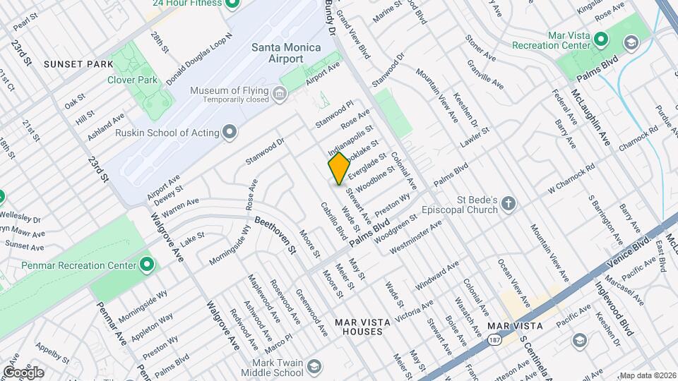 3406 Wade St Map and Location Details