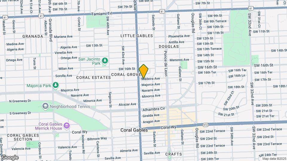 330 Madeira Ave Map and Location Details