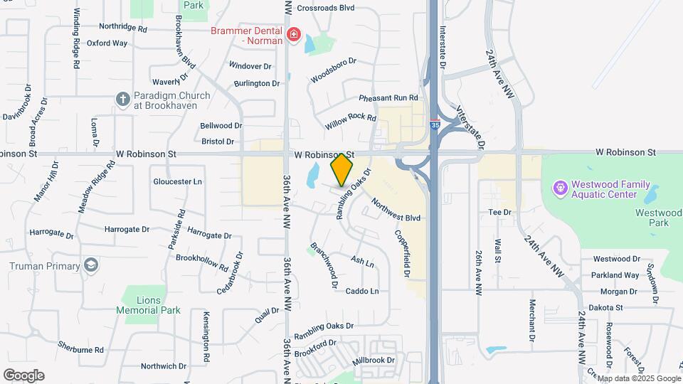 Rambling Oaks Condominiums Map and Location Details