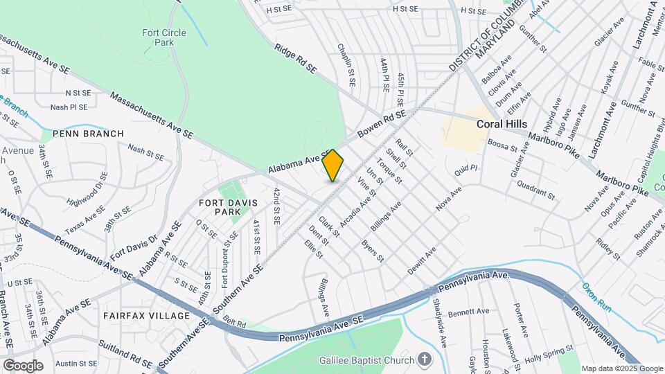 4296 Southern Ave SE, Unit B Map and Location Details