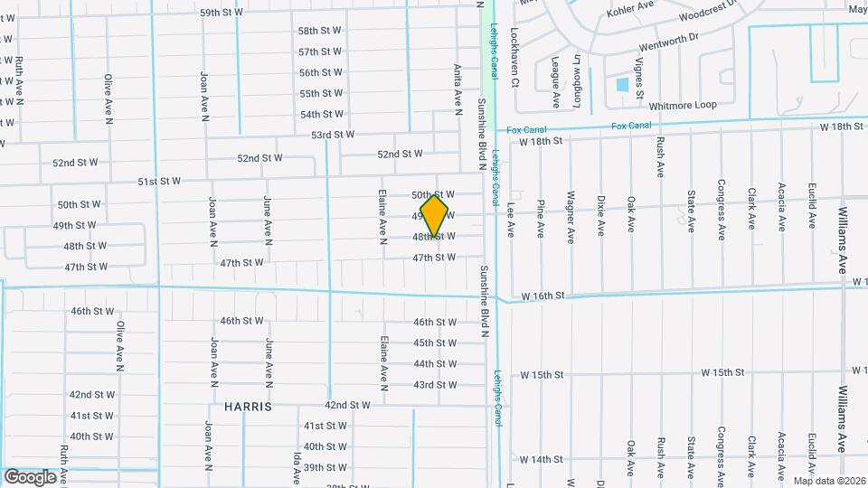 2601 48th St W Map and Location Details