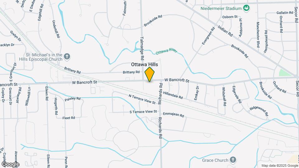 4243 W Bancroft St, Unit 204W Map and Location Details