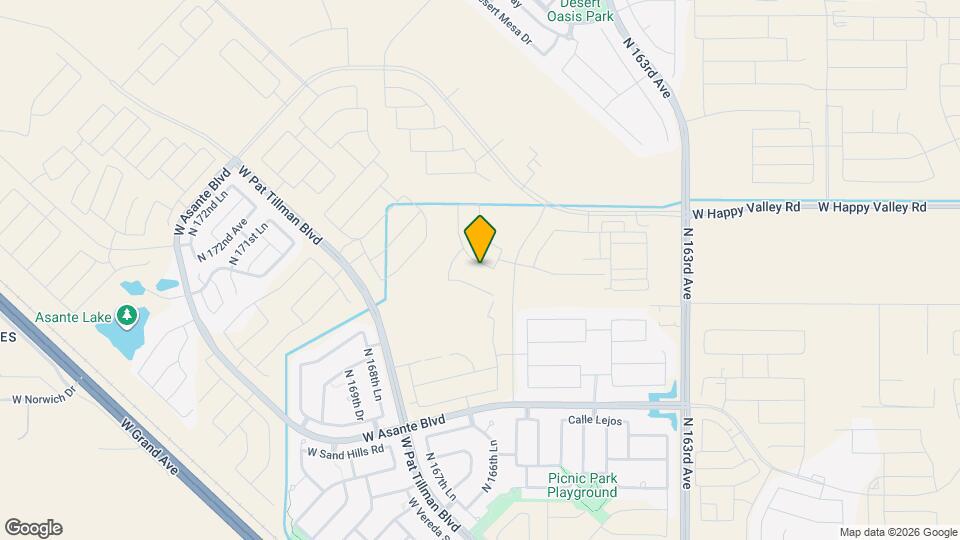 16695 W Chama Dr Mapa y Detalles de la Ubicación