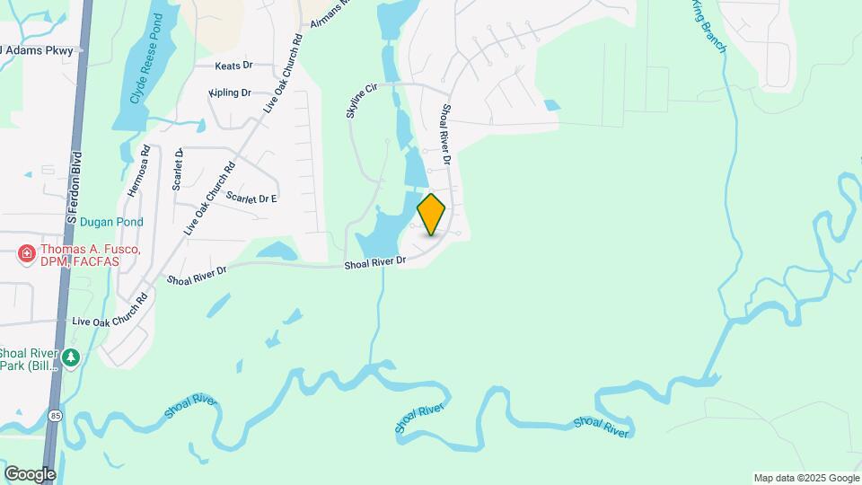 606 Shoal River Dr Map and Location Details