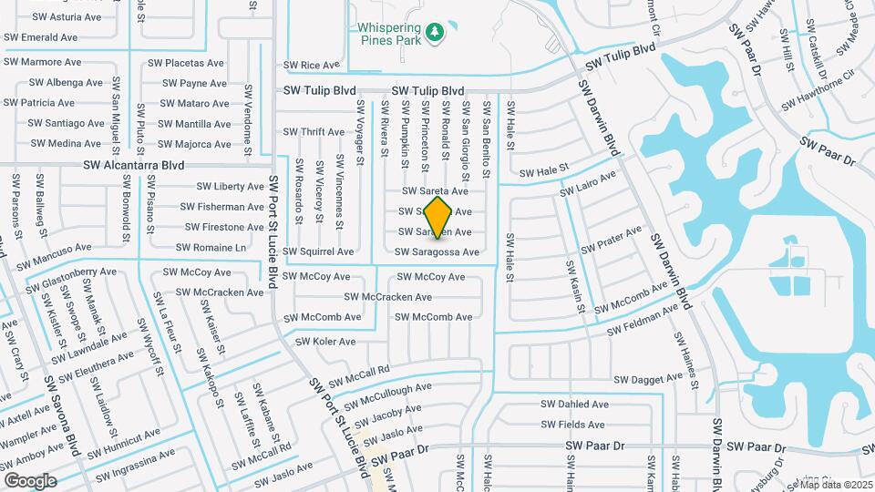 681 SW Saragossa Ave Map and Location Details