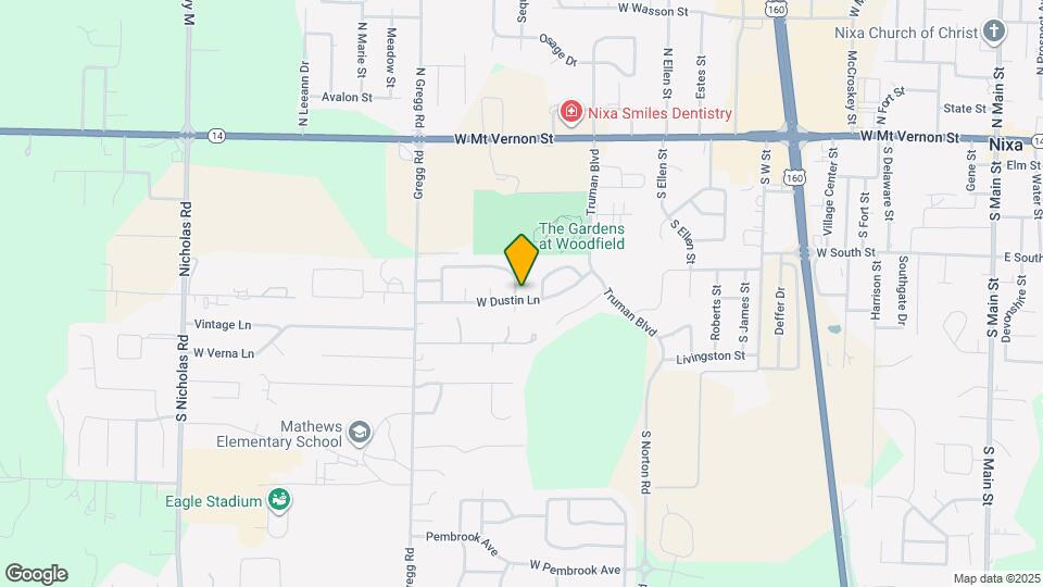 901 W Dustin Ln Map and Location Details