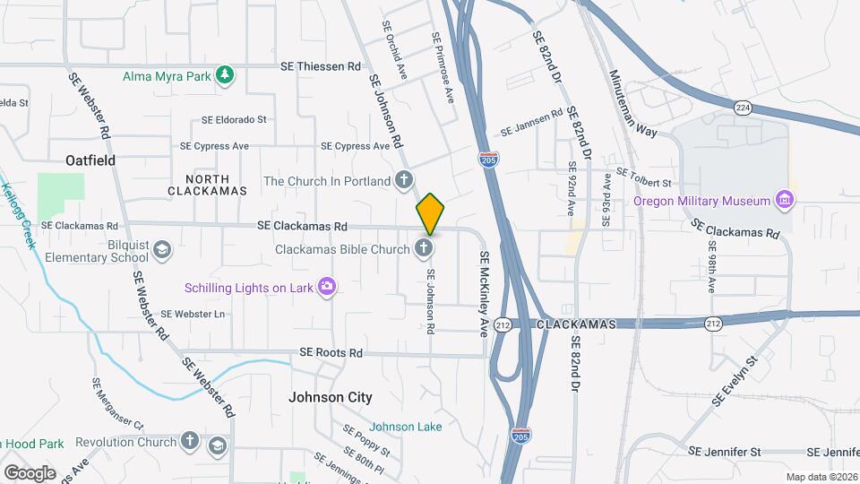 15585 SE Johnson Rd Map and Location Details