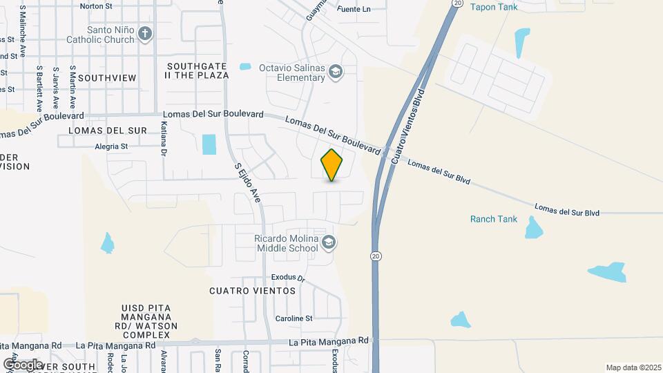 3622 Octavia Dr Map and Location Details