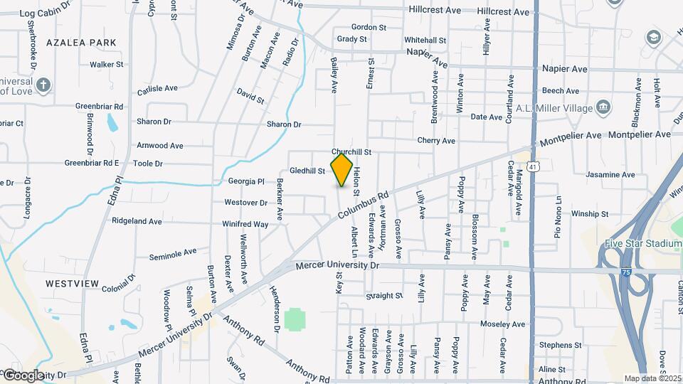 1464 Bailey Ave Map and Location Details