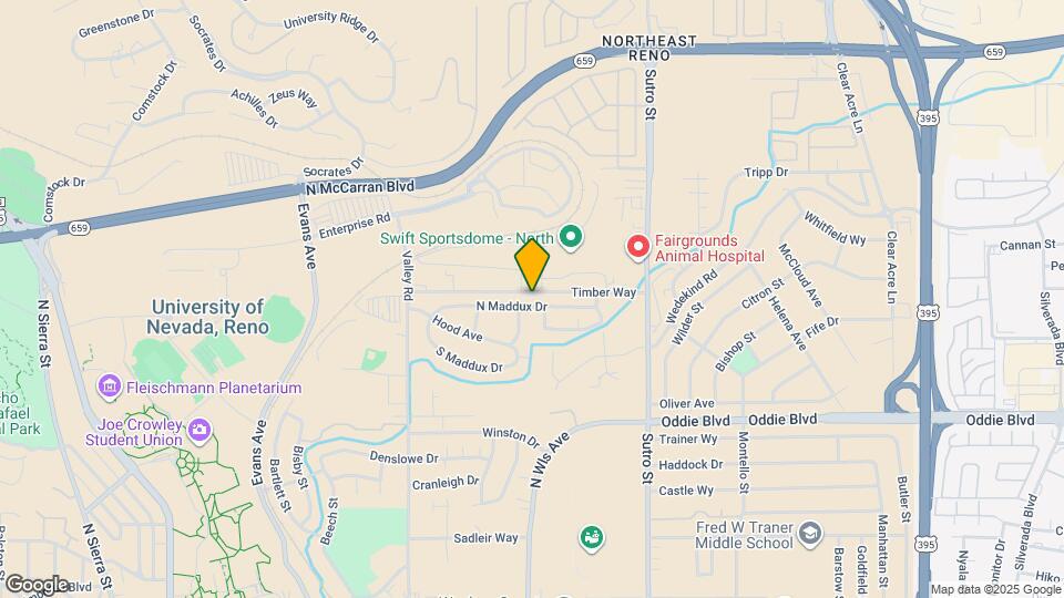 835 N Maddux Dr Map and Location Details