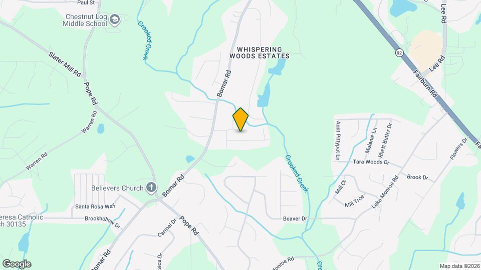 3310 S Whisper Dr Map and Location Details