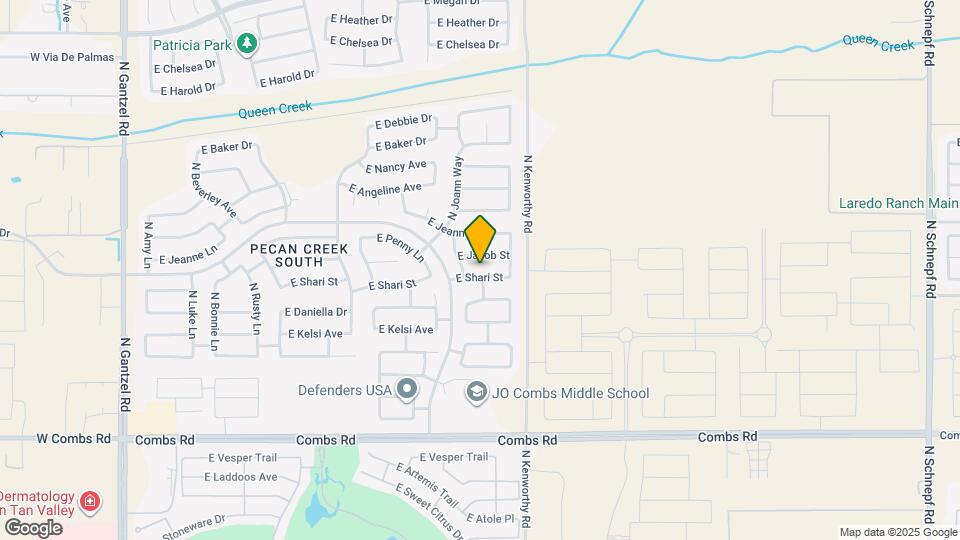 1658 E Shari St Map and Location Details