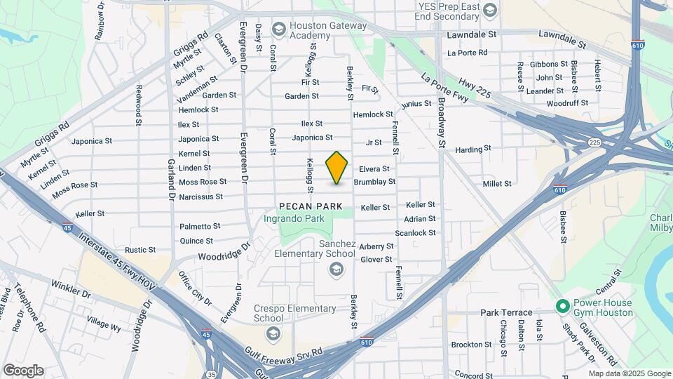 7607 Narcissus St Map and Location Details
