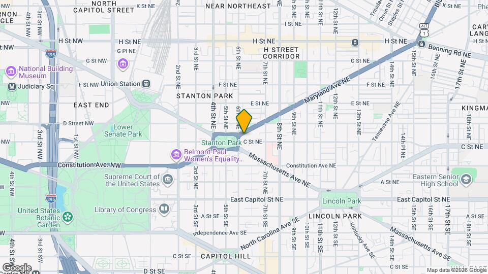 611 Maryland Ave NE Map and Location Details