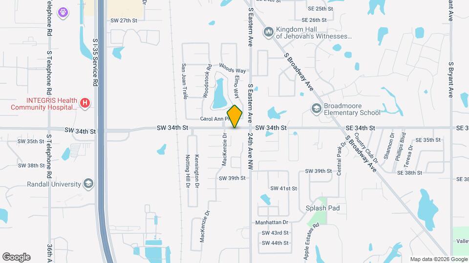 3500 Brittany Ct Map and Location Details