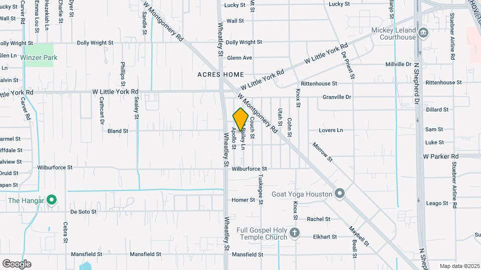 6627 D S Bailey Ln Mapa y Detalles de la Ubicación