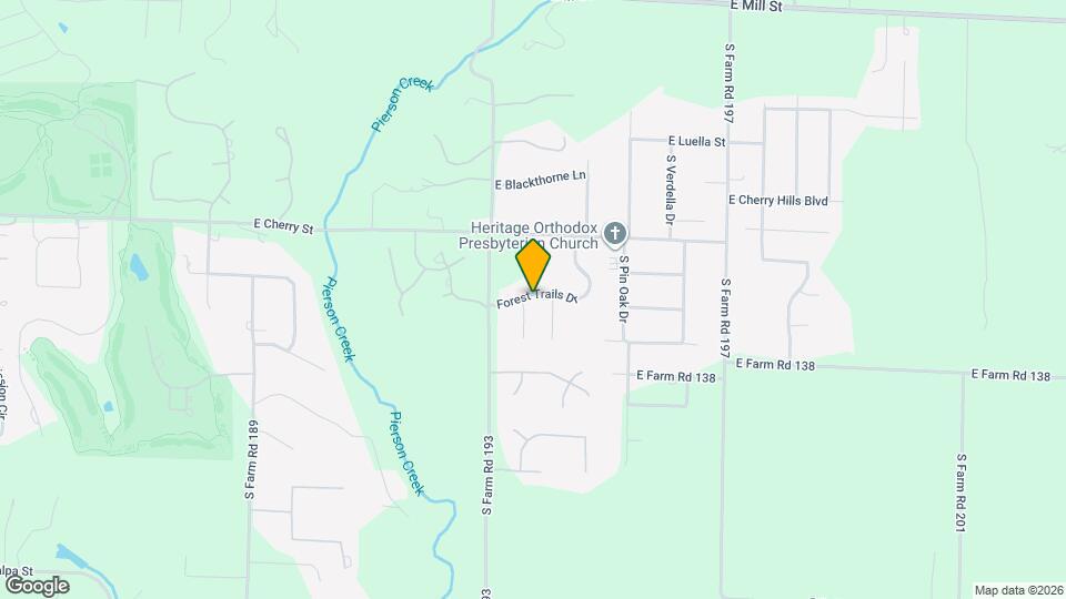 702 S Thornridge Dr Map and Location Details