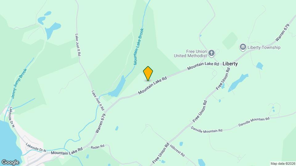 309 Mountain Lake Rd Map and Location Details