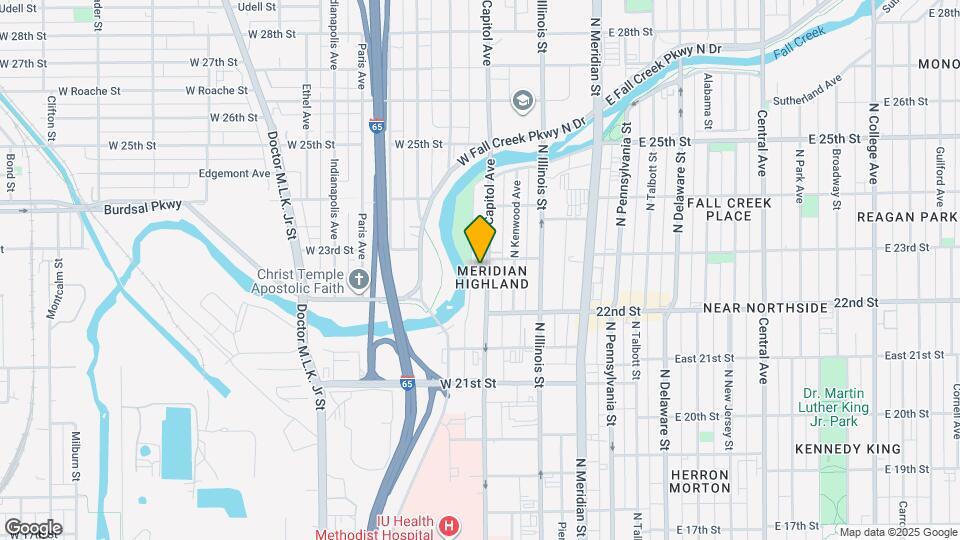 2250 N Capitol Ave Map and Location Details