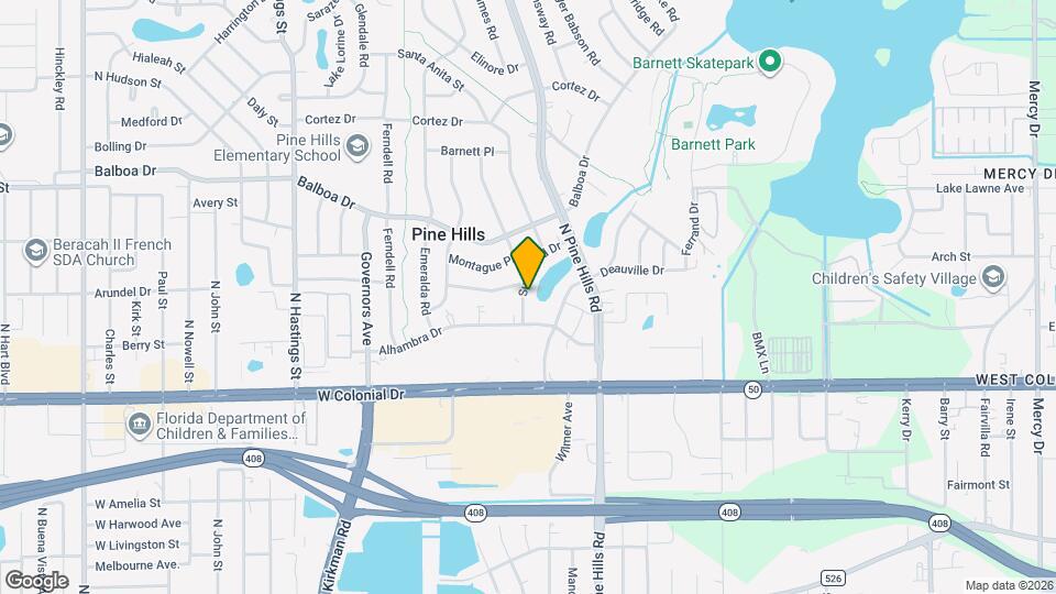 825 Sunniland Dr Map and Location Details