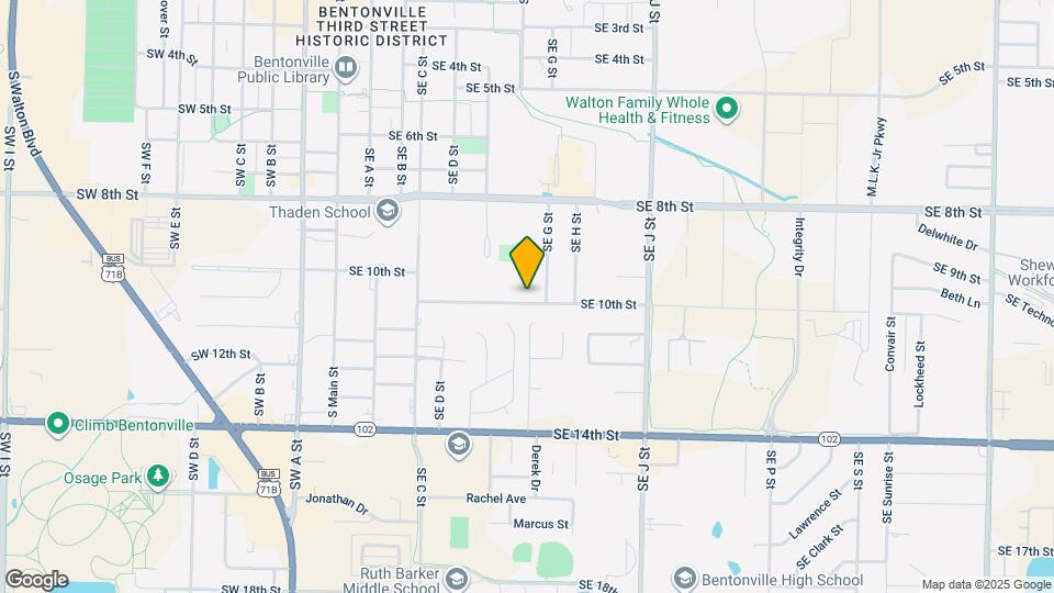 705 SE 10th St Map and Location Details