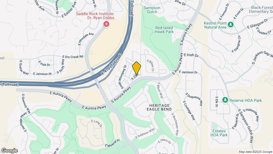 7626 S Zante Ct Map and Location Details