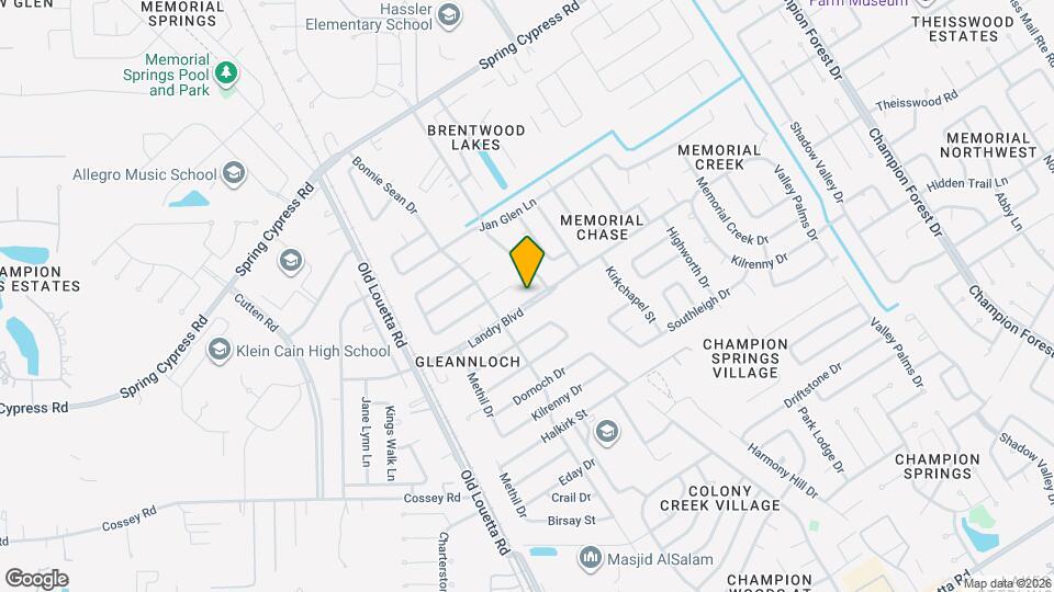 9510 Landry Blvd Map and Location Details