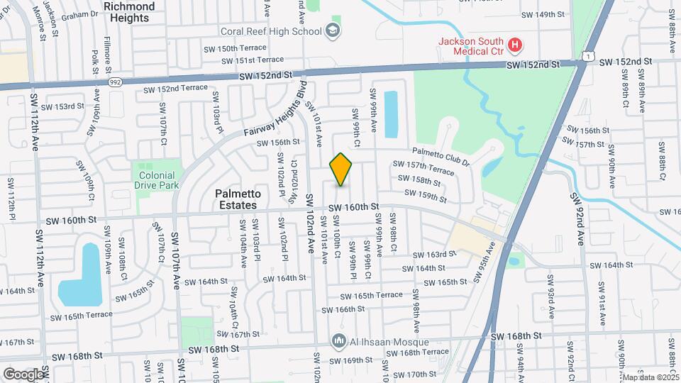 15831 SW 100th Ct Map and Location Details