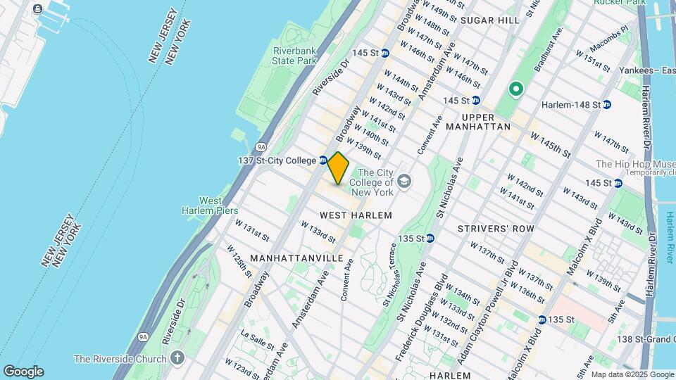 522 W 136th St Mapa y Detalles de la Ubicación