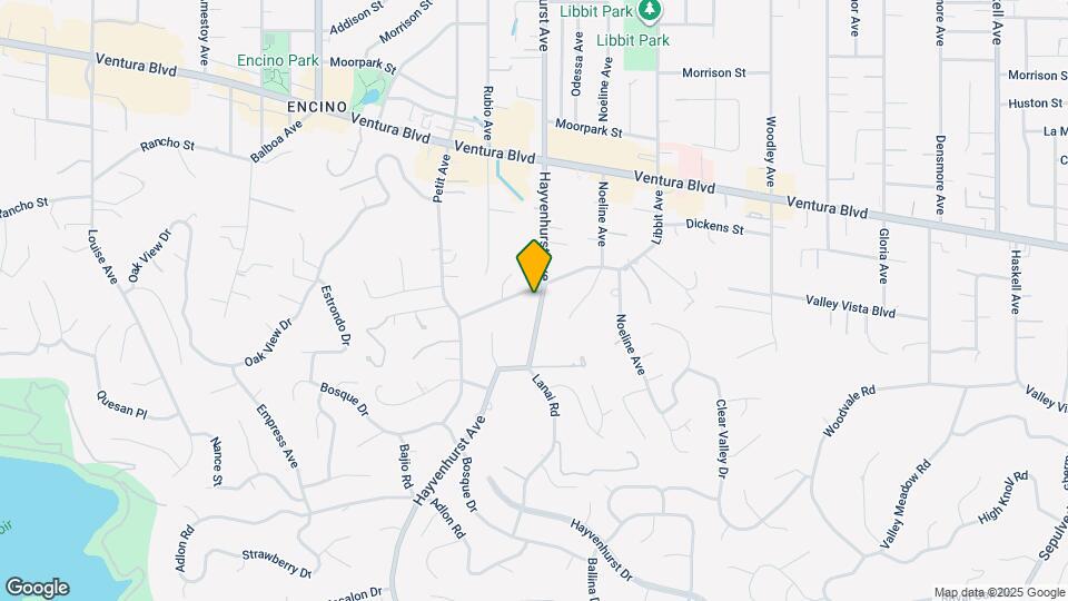 4539 Hayvenhurst Ave Map and Location Details