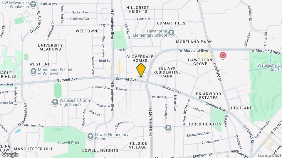 1402-1402 Summit Ave, Unit Upper Map and Location Details