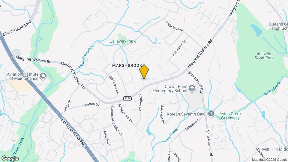 9719 Marshbrooke Rd Map and Location Details