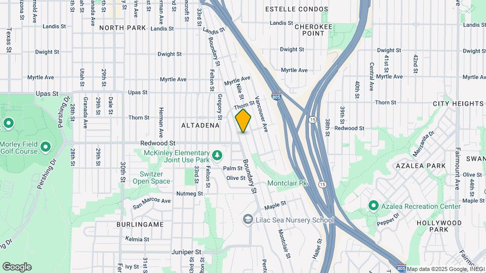 3095 Boundary St Map and Location Details