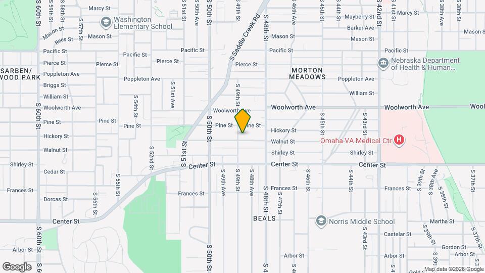 4844 Hickory St Map and Location Details