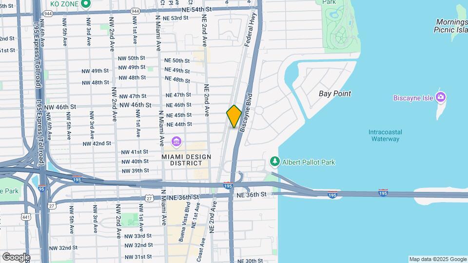 4250 Biscayne Blvd, Unit 709 Mapa y Detalles de la Ubicación