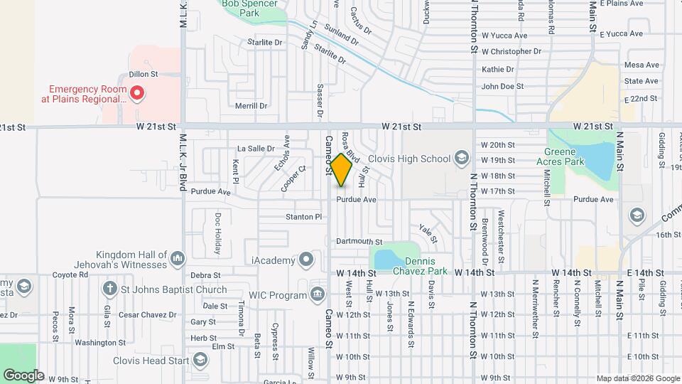 1704 Laura Ln Map and Location Details