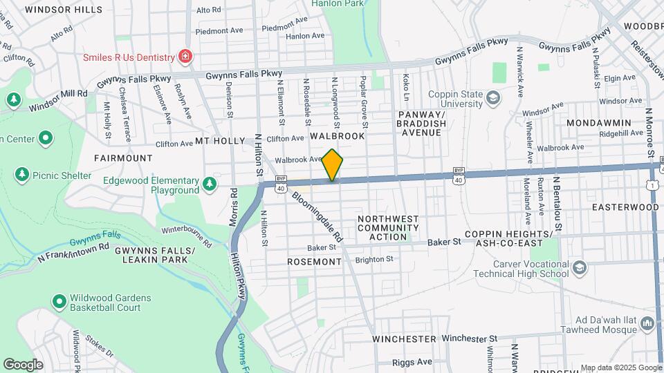 North Avenue Gateway Mapa y Detalles de la Ubicación