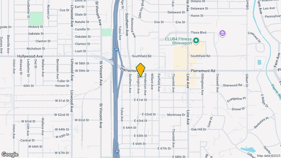 5917 Lexington Ave Map and Location Details